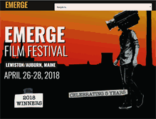 Tablet Screenshot of emergefilmfestival.org